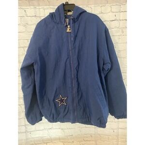 vintage starter dallas‎ cowboys jacket Pro line Puffer Medium Full Zip